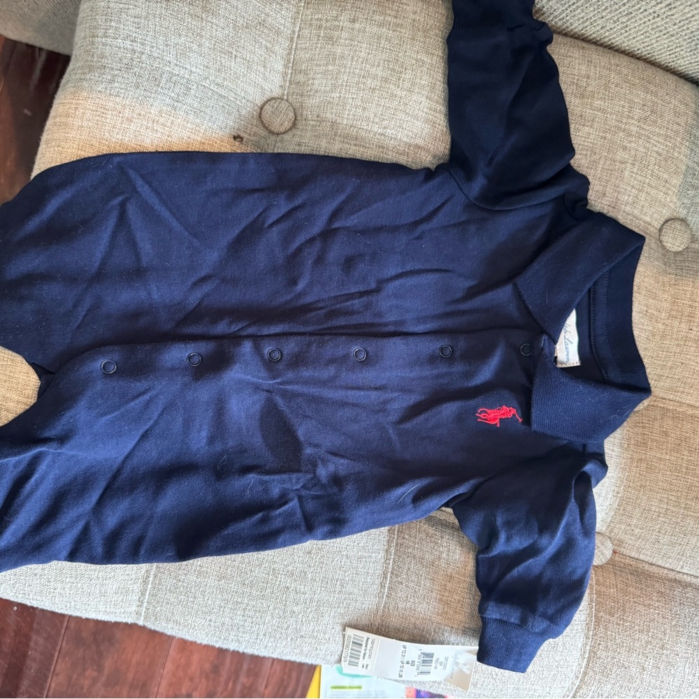 Ralph Lauren Navy One-Piece with tags